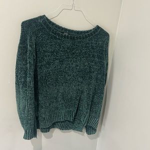Dark Green super soft crew neck sweater
